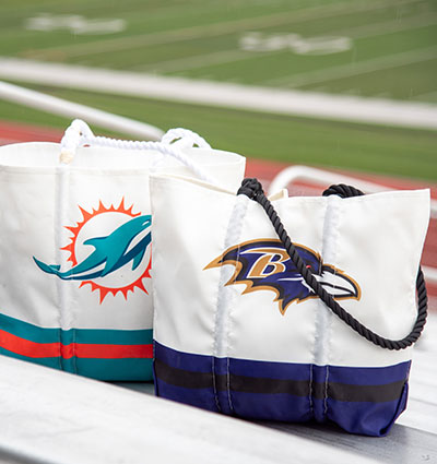 Sea Bags Dolphins and Ravens Medium Tote