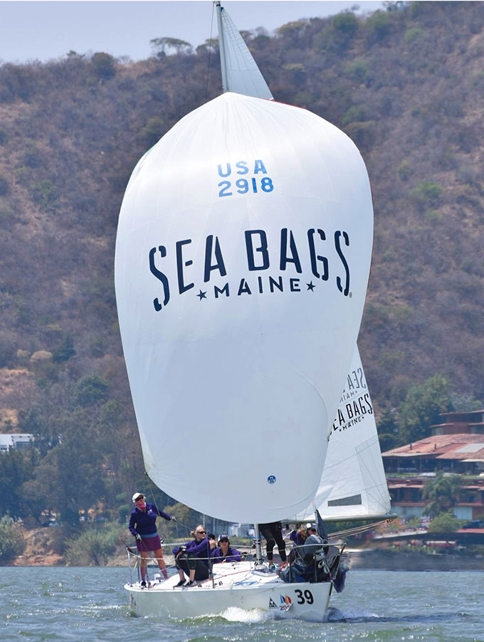 The Sailing Team competing in Mexico