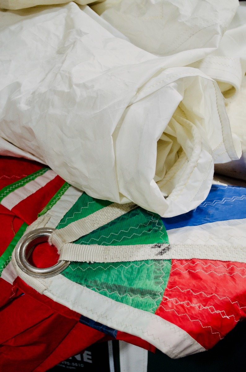 colorful recycled sail cloth