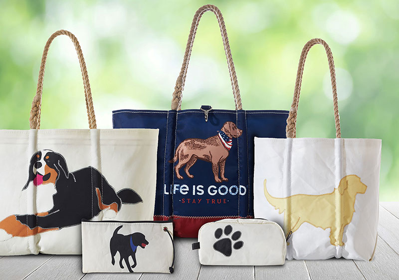 Canvas Shopping Tote Bag Dog into The Grass Vintage Look B Pets Dog Beach Bags for Women Dogs Gifts 
