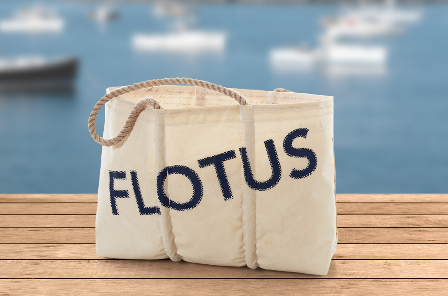 Custom FLOTUS Sea Bag made for the First Lady Jill Biden