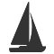 sailboat vector icon