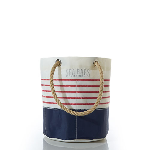 Mariner Stripe Beverage Bucket