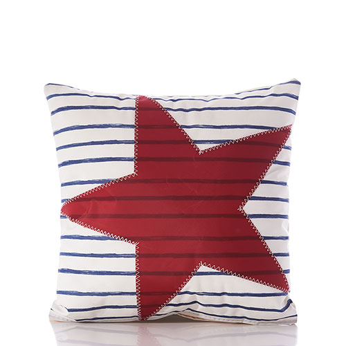 Breton Stripe and Star Pillow