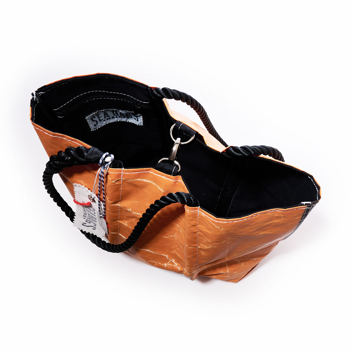 Auction Orange Silver Star Tote