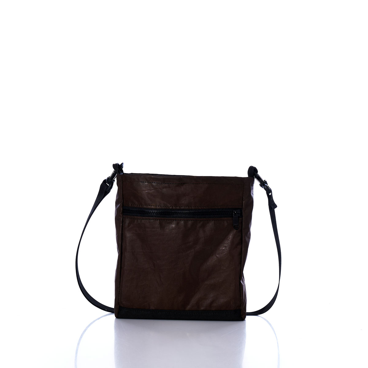 Vintage Brown and Yellow Small Voyager Crew Crossbody