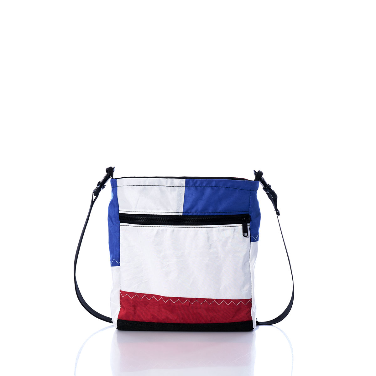 Vintage Red and Blue Small Voyager Crew Crossbody