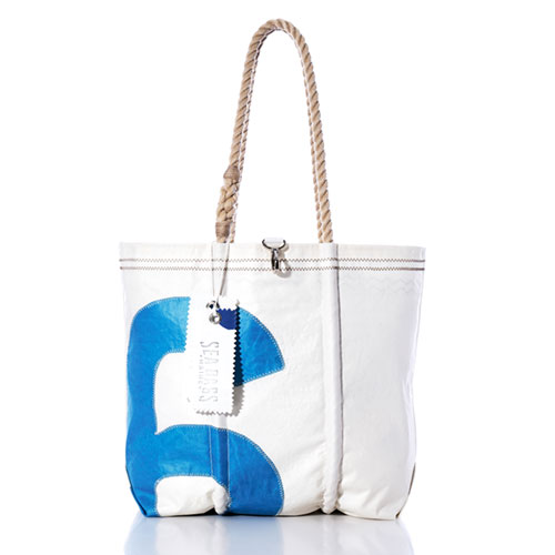 Vintage Blue 6 Medium Tote