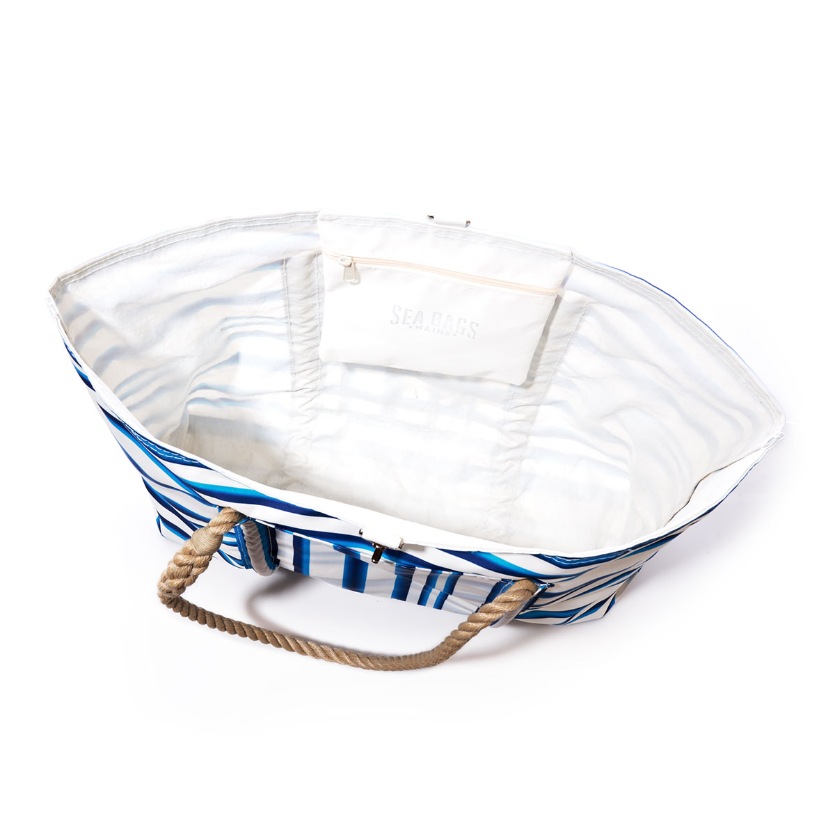 Santorini Stripe Pier Tote