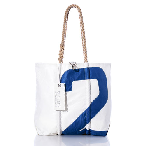 Vintage Blue 2 Medium Tote