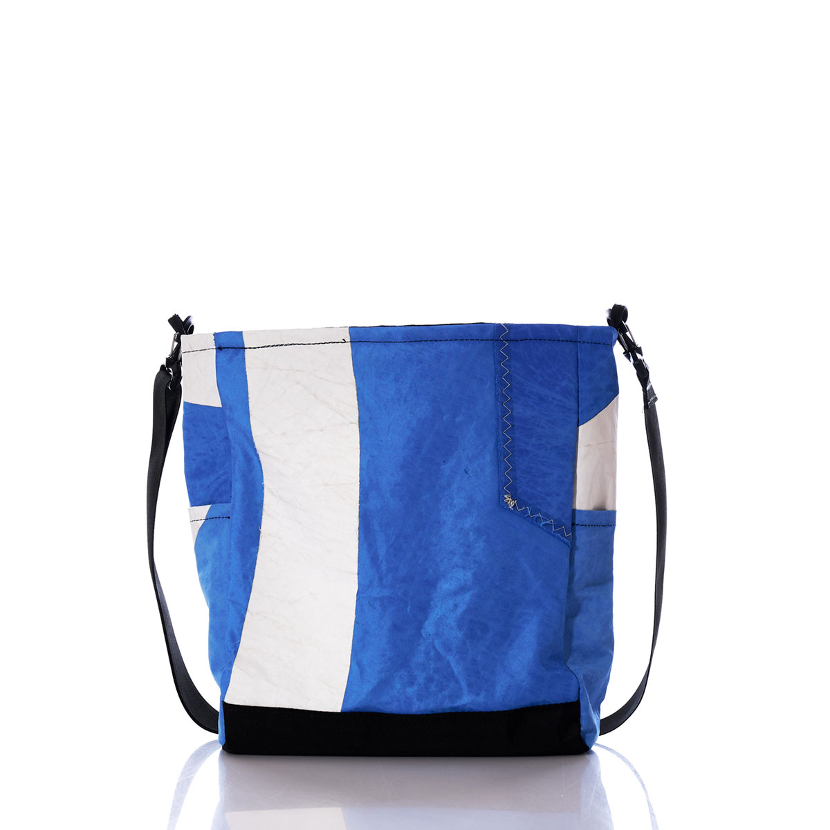 Vintage Blue and White Medium Voyager Crew Crossbody