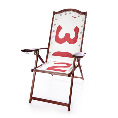 Vintage Red 302 Lounge Chair