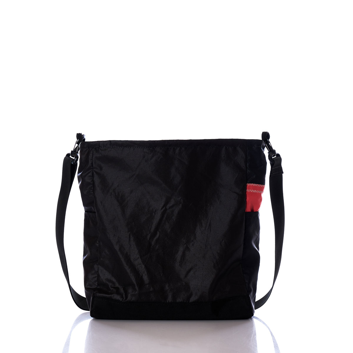 Vintage Black and Orange Medium Voyager Crew Crossbody