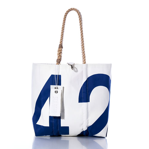 Vintage Blue 42 Medium Tote