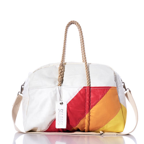 Vintage Rainbow Weekender