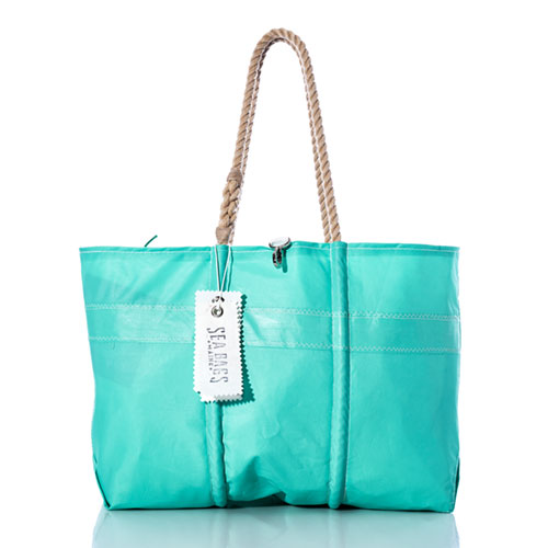 Vintage Teal Large Tote