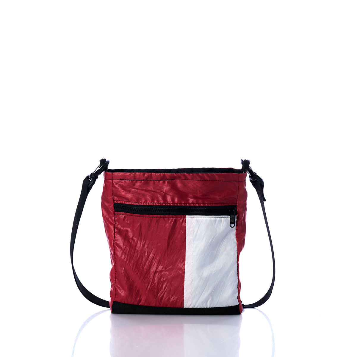 Vintage Red and White Small Voyager Crew Crossbody