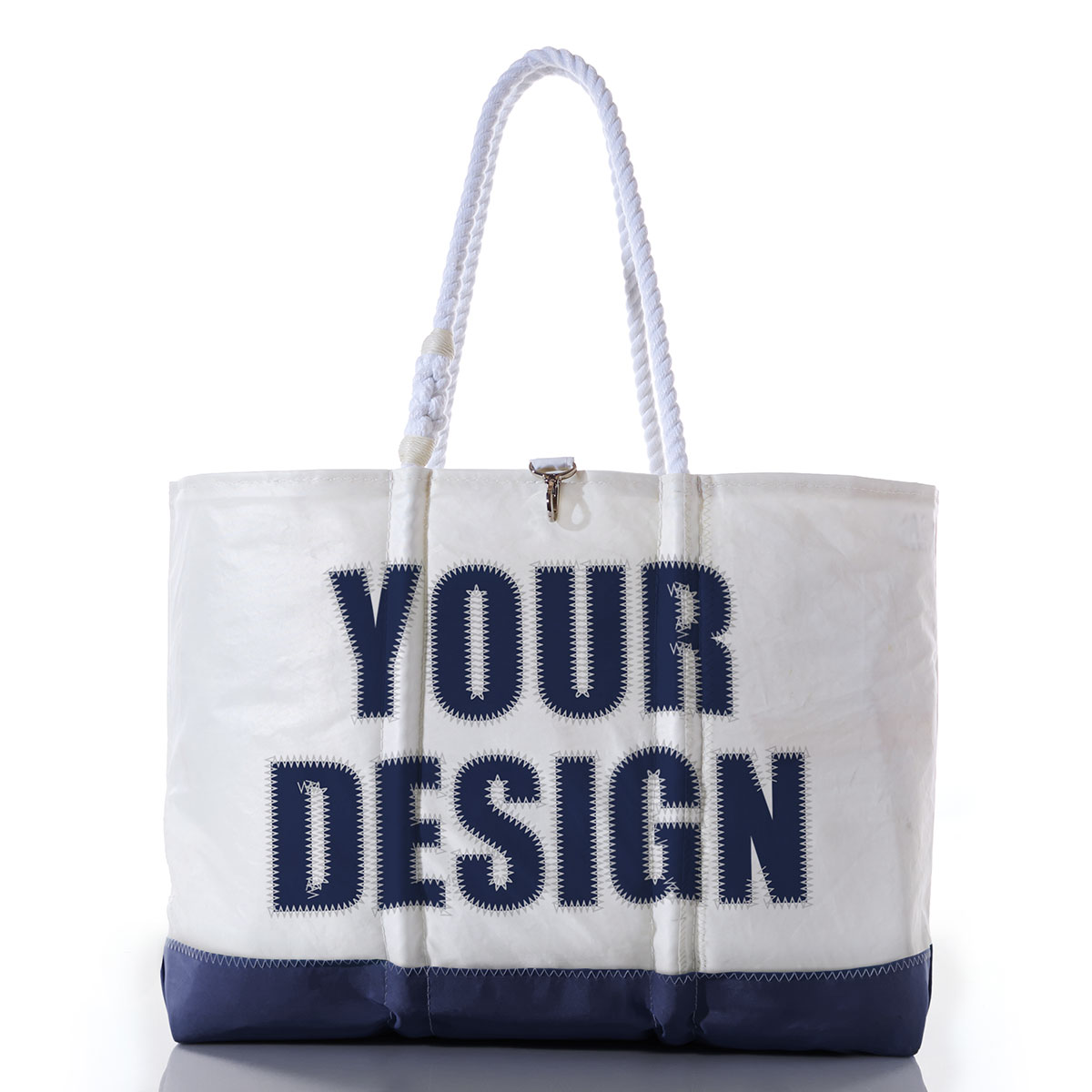 Cotton tote bag Handmade TOTE BAG Shopping Bag Geese design Fish design Coastal theme.