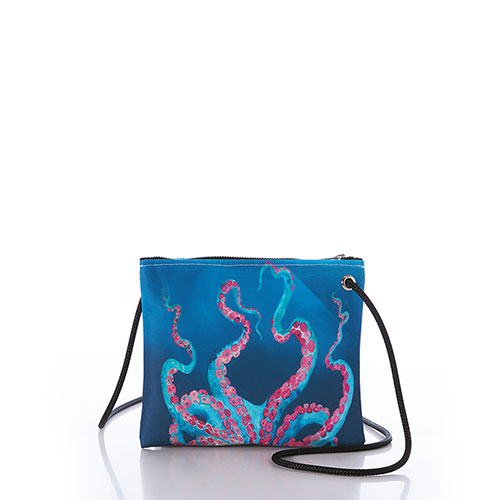 Multicolor Octopus Slim Crossbody Bag