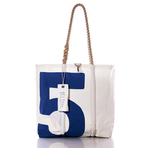 Vintage Blue 5 Medium Tote