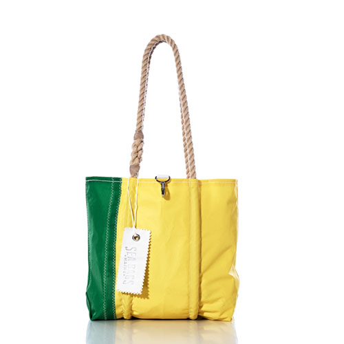Vintage Yellow and Green Handbag