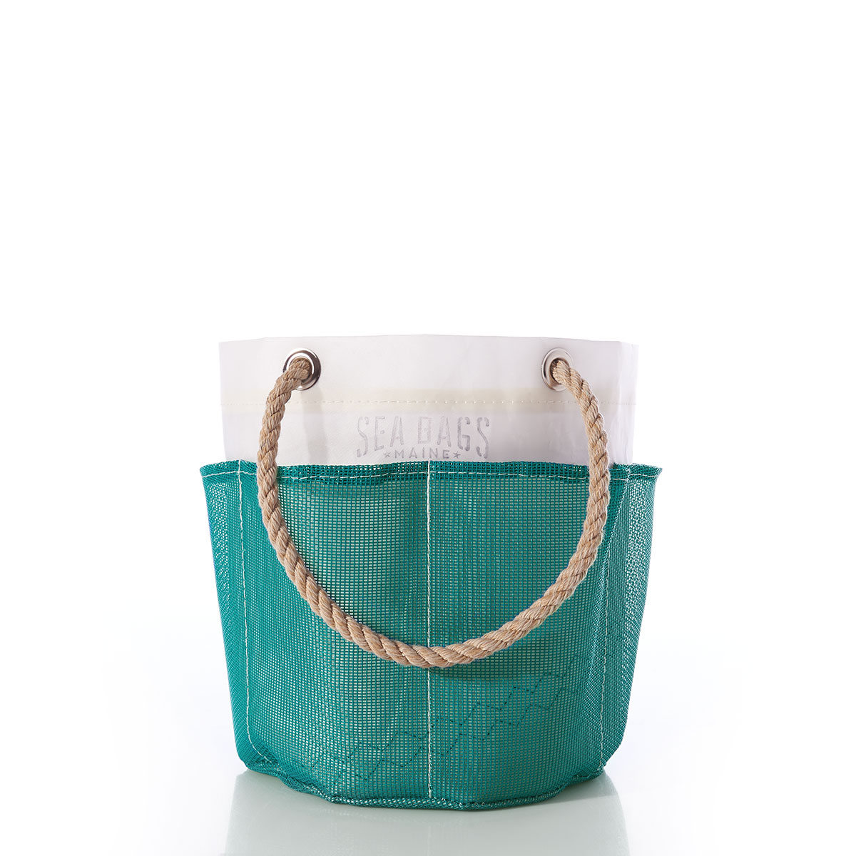 Ocean Teal Gardener's Bucket Bag