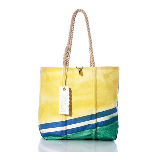 Vintage Graffiti Stripe Medium Tote