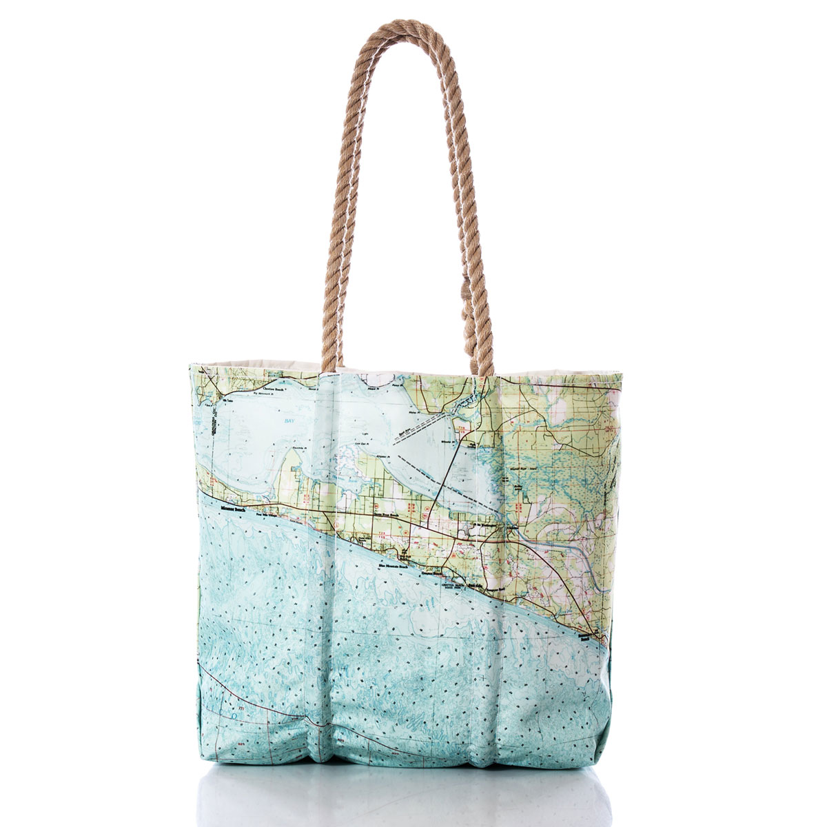 Emerald Coast Nautical Chart Tote