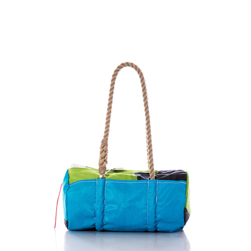 Vintage Blue Multicolor Baguette Bag