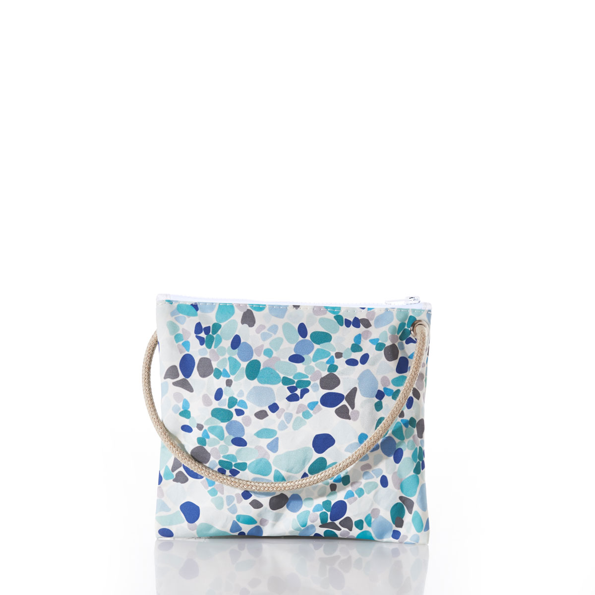 Sea Glass Print Slim Crossbody