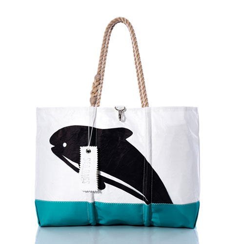 Vintage Puffer Ogunquit Beach Tote