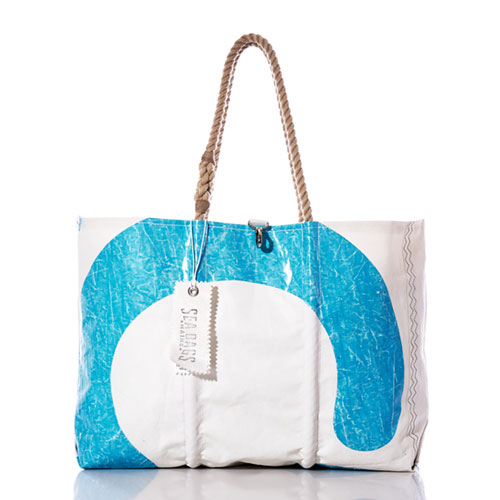 Vintage Blue CS Large Tote