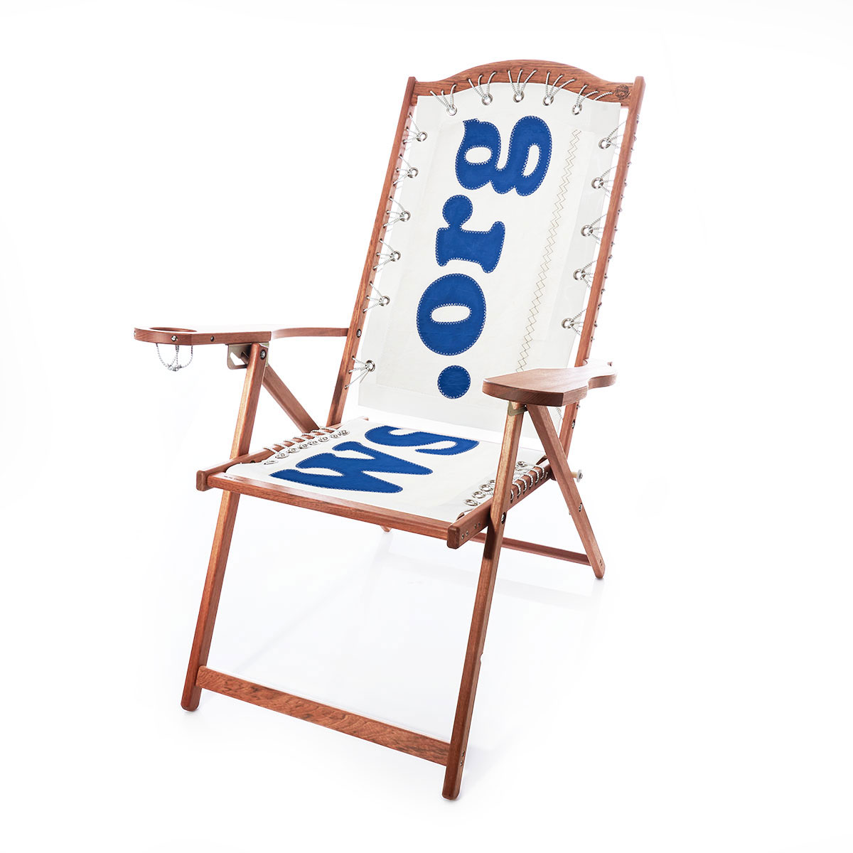 Vintage Blue ws.org Cherry Lounge Chair