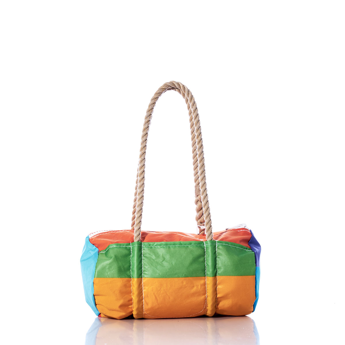 Vintage Rainbow Baguette Bag