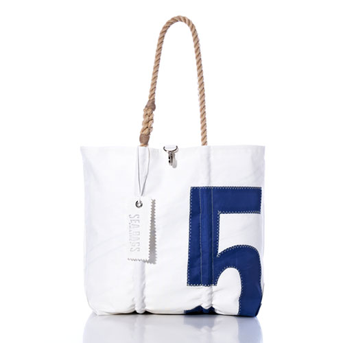 Vintage Blue 5 Medium Tote
