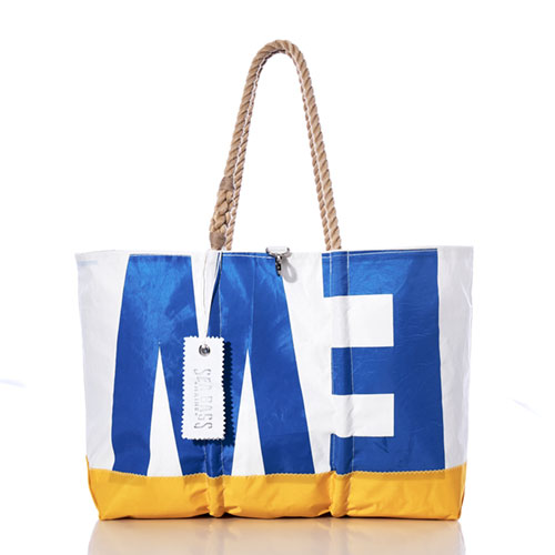 Vintage Blue EW Ogunquit Beach Tote
