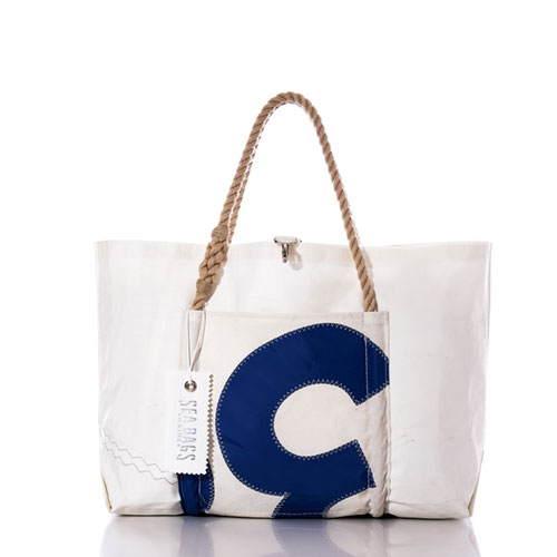 Vintage Blue 38 Wharf Tote