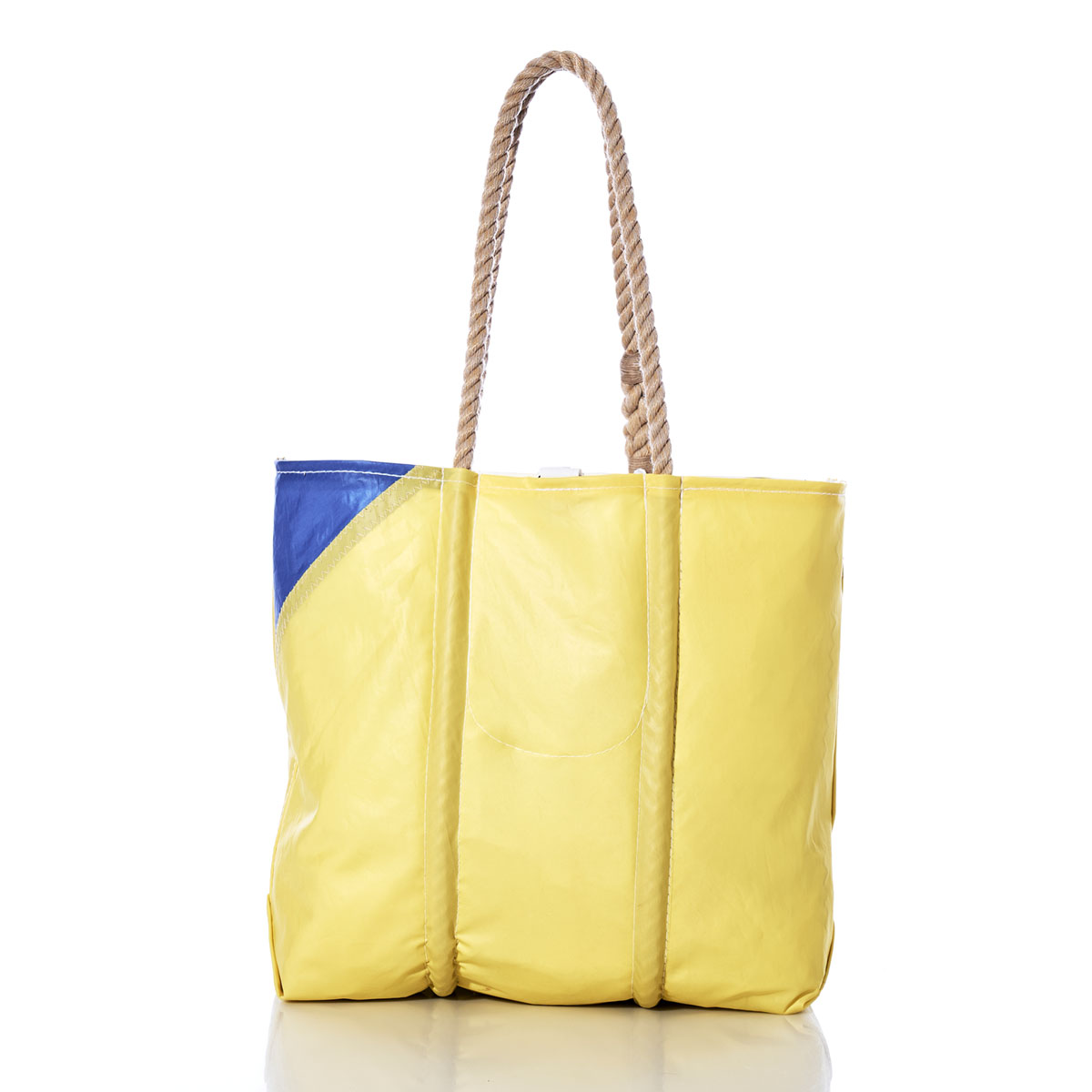 Vintage Black and Yellow Sail Medium Tote