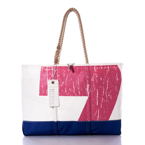 Vintage Pink 7 Ogunquit Beach Tote