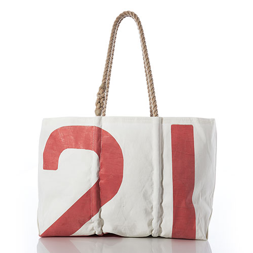 Deluxe Vintage Red 21 Tote