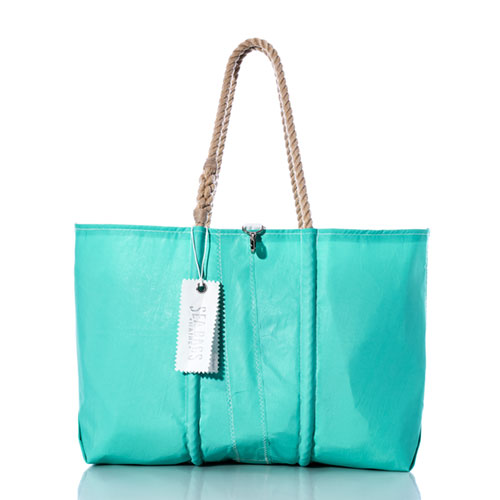 Vintage Teal Large Tote