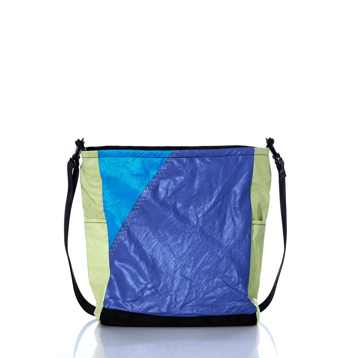 Vintage Green and Blue Medium Voyager Crew Crossbody