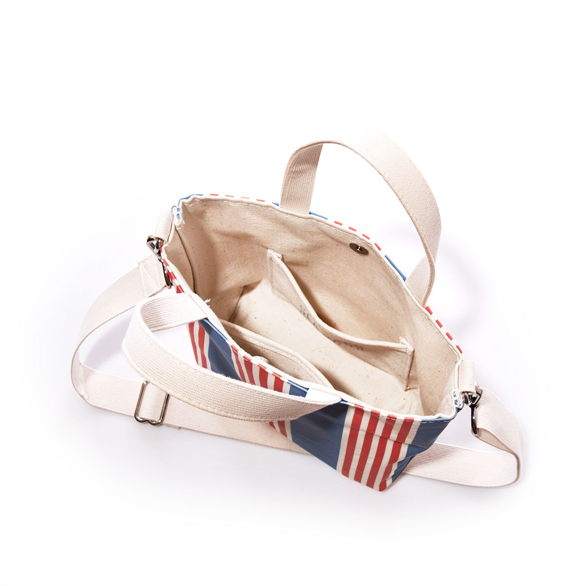 French Stripe Crossbody Tote