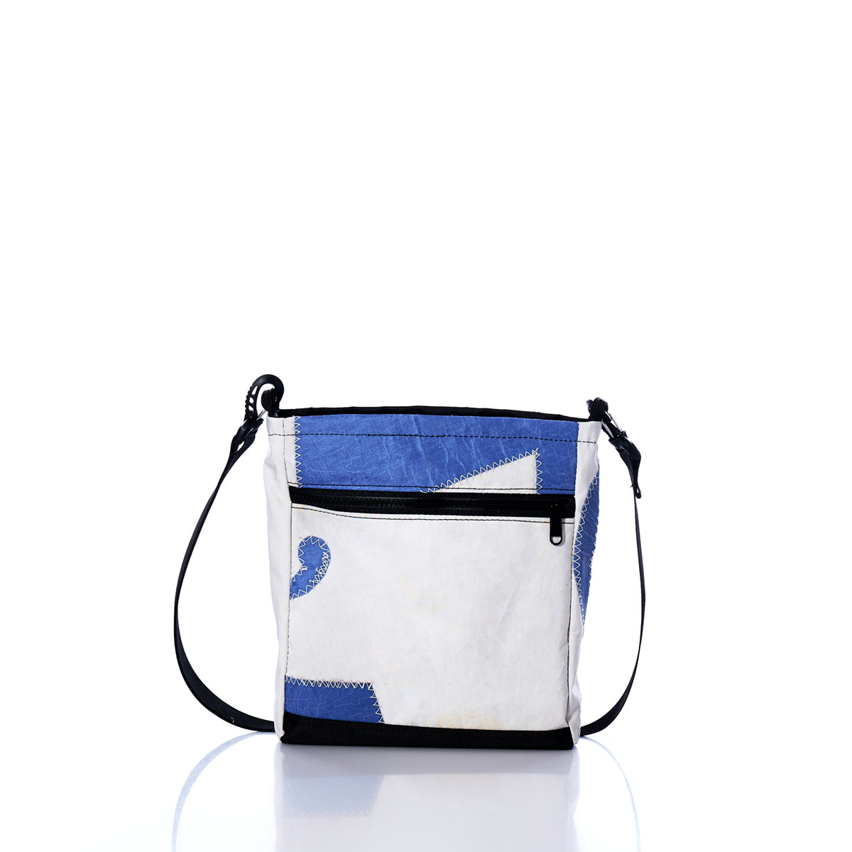Vintage Blue and White Small Voyager Crew Crossbody