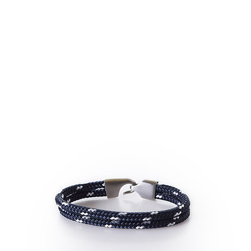 Navy & White Hitch Bracelet