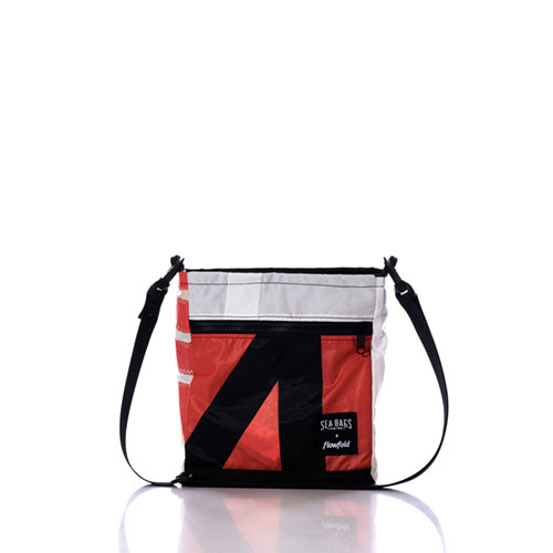 Vintage Orange and Black 4 Small Voyager Crew Crossbody