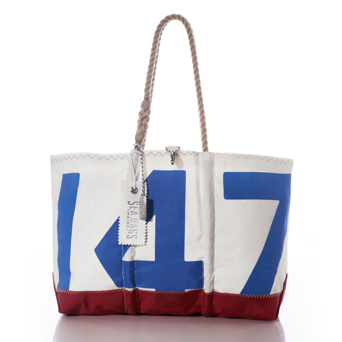 Sea Bags Vintage Blue 147 Ogunquit Beach Tote
