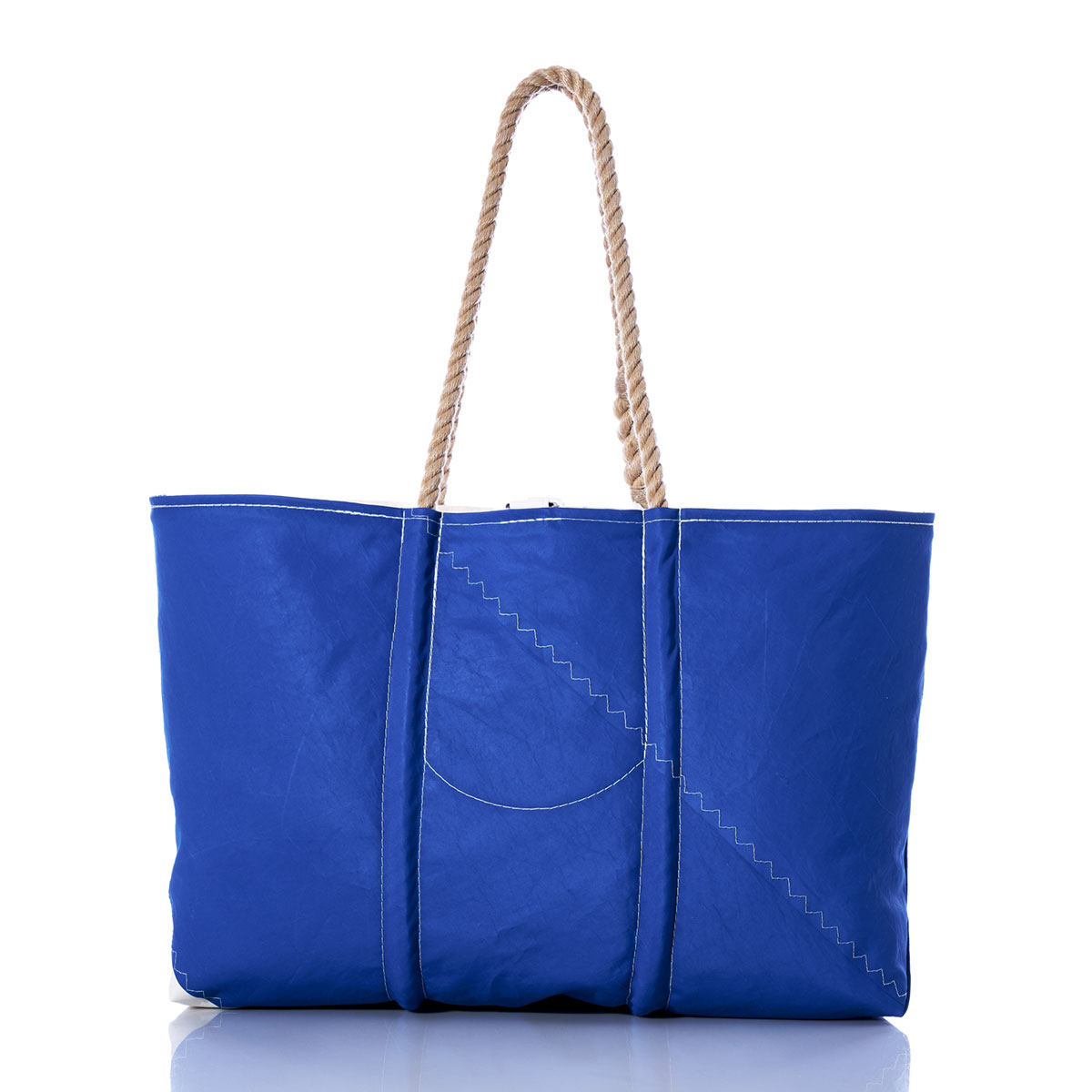 Vintage Blue and White Large Tote