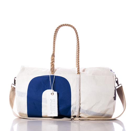 Vintage Blue U Duffel