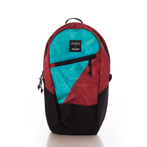 Vintage Crew Teal and Red Backpack
